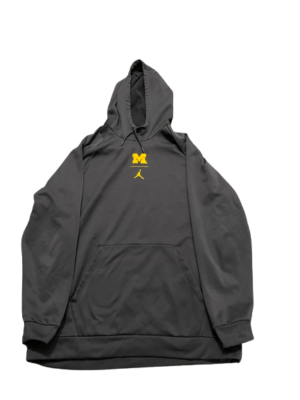 Chris Hinton Michigan Football Team Issued Sweatshirt (Size 3XL)