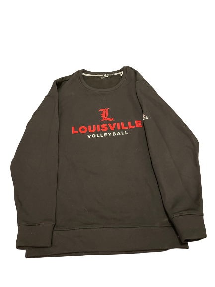 Tori Dilfer Louisville Volleyball Team Issued Crewneck Sweatshirt (Size M)