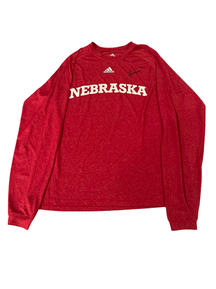 Lexi Sun Nebraska Volleyball SIGNED "NEBRASKA" Practice Shirt (Size S)