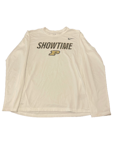 Marcellus Moore Purdue Football Team Exclusive "SHOWTIME" Long Sleeve Shirt (Size M)