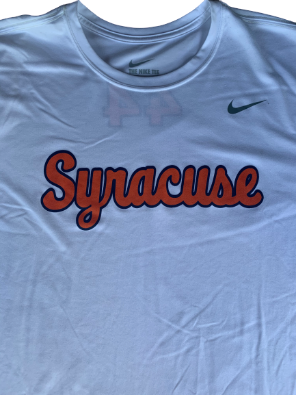 Elijah Hughes PE Syracuse Script Font NIKE T-Shirt (