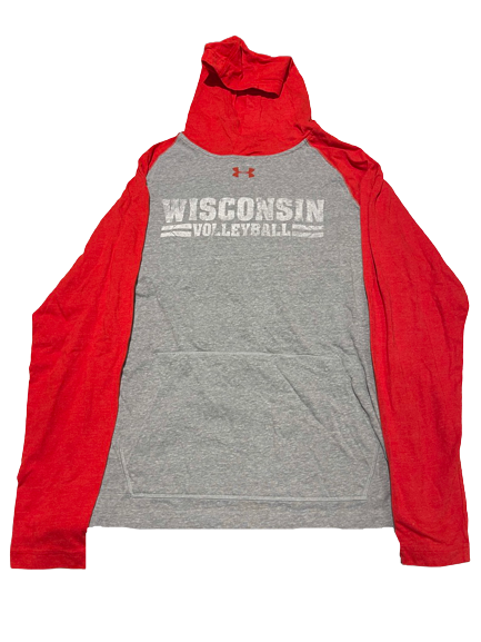 Grace Loberg Wisconsin Volleyball Team Issued Hoodie (Size XL)
