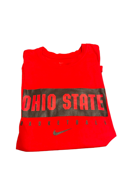 Jimmy Sotos Ohio State Basketball Team Issued "LeBron James Brand" Workout Shirt (Size M)