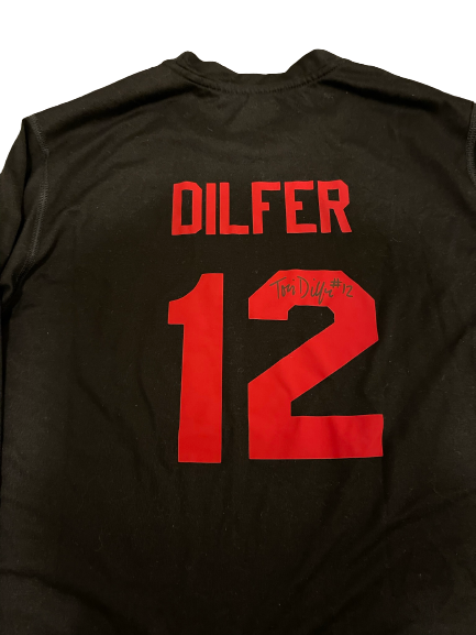 Tori Dilfer Louisville Volleyball SIGNED Exclusive Pre-Game Warm-Up Shirt with Name/Number on Back (Size L)