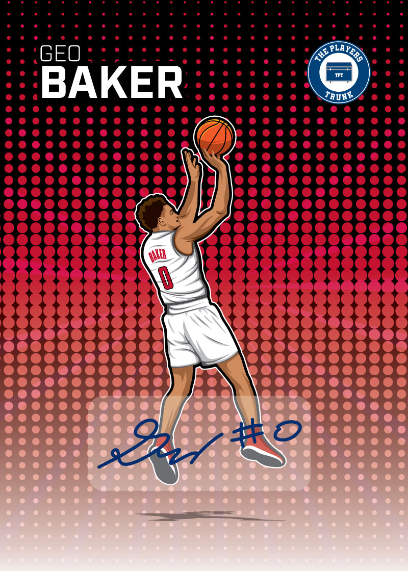 Geo Baker SIGNED 1st Edition 2022 Trading Card *RARE* Color Match (