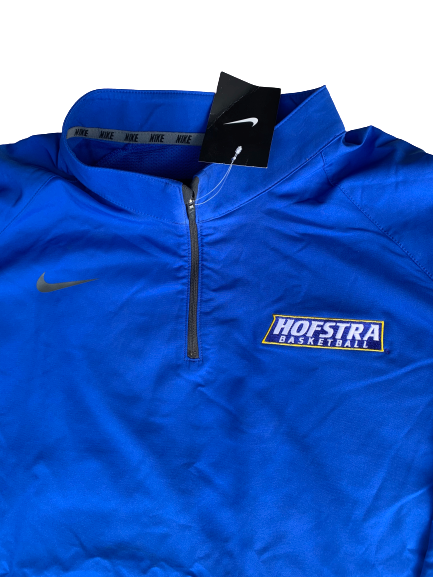 Hofstra Basketball NIKE Quarter-Zip Windbreaker Jacket (Size XL)