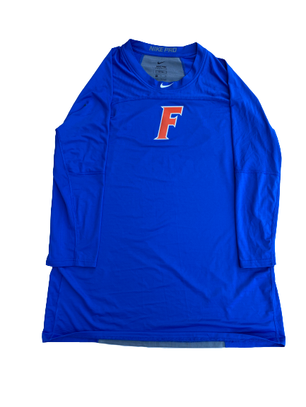 Trey Van Der Weide Florida Baseball Team Issued Long Sleeve Workout Shirt (Size 2XL)