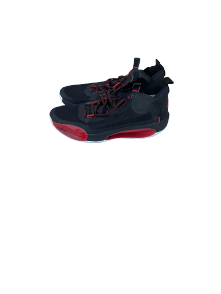 Jordan Schakel San Diego State Basketball Game Worn Shoes (Size 12)