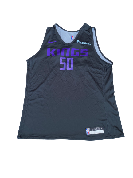 Jordan Schakel Sacramento Kings Player Exclusive Reversible Practice Jersey (Size L)