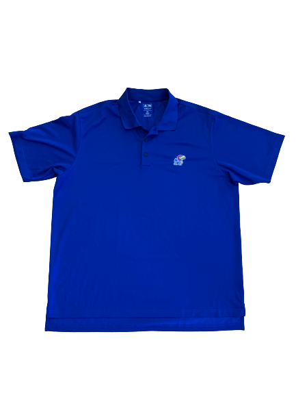 Hakeem Adeniji Kansas Adidas Polo Shirt (Size XXL)