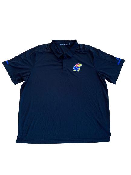 Hakeem Adeniji Kansas Adidas Polo Shirt (Size XXXL)
