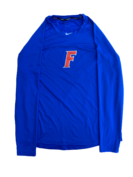 Trey Van Der Weide Florida Baseball Team Issued Long Sleeve Workout Shirt (Size XL)