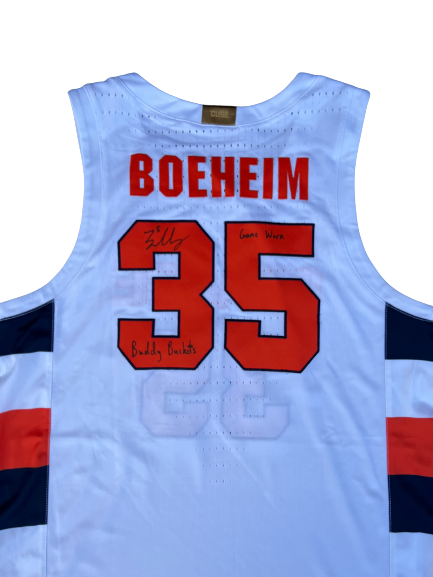 Buddy Boeheim Syracuse Basketball SIGNED & INSCRIBED Game Worn Jersey - PHOTOMATCHED