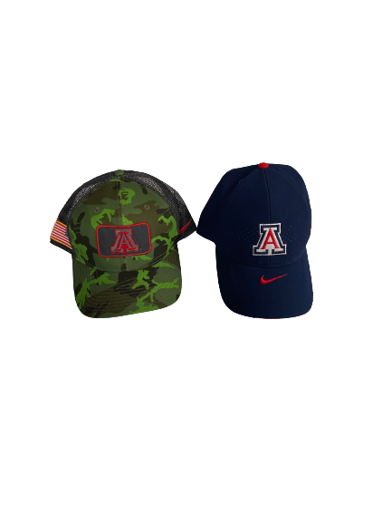 Jerry Roberts Arizona Football Team-Issued Adjustable Hats (Set of 2)