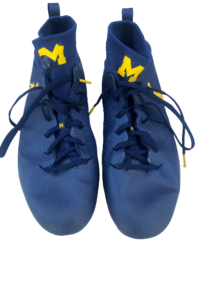 Tarik Black Michigan Football SIGNED Player Exclusive Jordan Cleats The Players Trunk