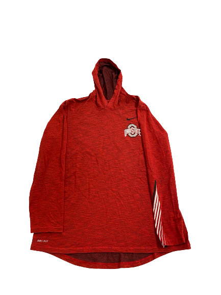 Justin Fields Ohio State Football Team-Issued Hoodie (Size XL)