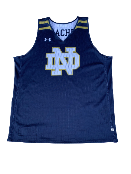 V.J. Beachem Notre Dame Basketball Reversible Practice Jersey (Size XL)