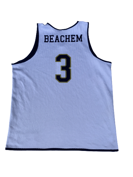 V.J. Beachem Notre Dame Basketball Reversible Practice Jersey (Size XL)