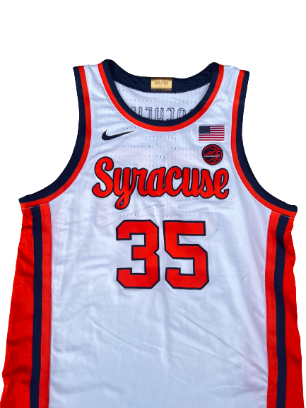 Buddy Boeheim Syracuse Basketball 2019-2020 SIGNED & INSCRIBED GAME WORN Uniform Set (Jersey & Shorts) - Photo Matched