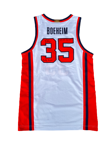 Buddy Boeheim Syracuse Basketball 2019-2020 SIGNED & INSCRIBED GAME WORN Uniform Set (Jersey & Shorts) - Photo Matched