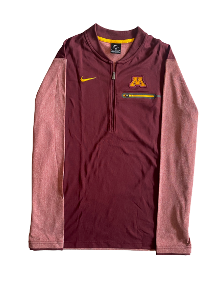 Alexis Hart Minnesota Volleyball Team Issued Half Zip Pullover (Size M)