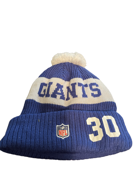 Darnay Holmes New York Giants Beanie Hat with Number