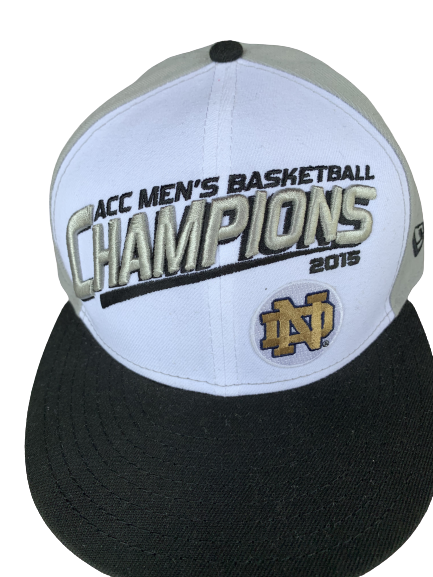 V.J. Beachem Notre Dame 2015 ACC Champions New Era Hat (Size M/L)