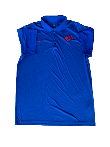 Jarrey Foster SMU Nike Polo Shirt (Size L)