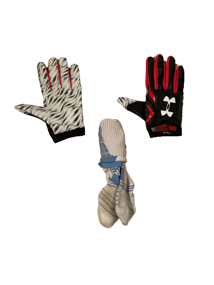 Landon Turner Football Gloves & Socks Set