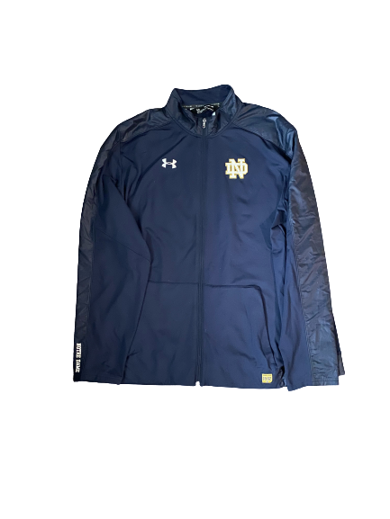 John Mooney Notre Dame Team Exclusive Full-Zip Travel Jacket (Size XXL)