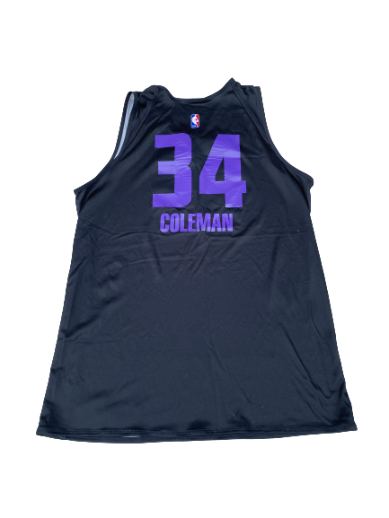 Matt Coleman Sacramento Kings Player Exclusive Reversible Practice Jersey (Size LT)