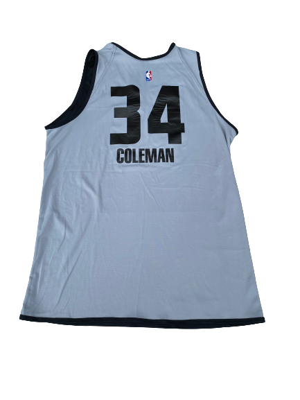 Matt Coleman Sacramento Kings Player Exclusive Reversible Practice Jersey (Size LT)