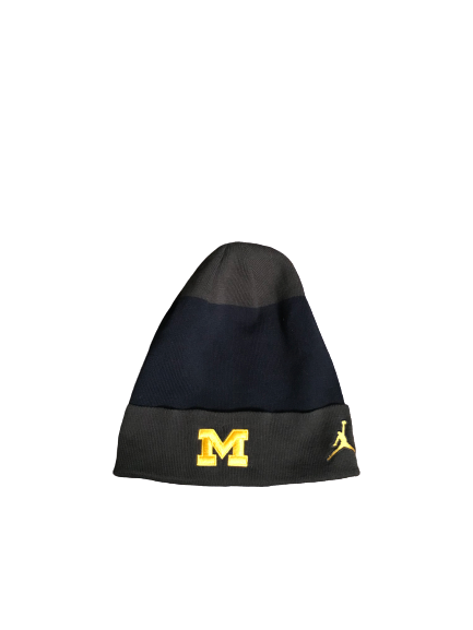 Nolan Ulizio Michigan Team Issued Jordan Beanie Hat