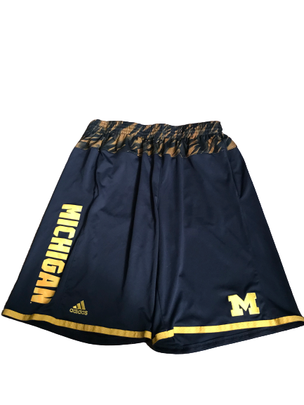 Nolan Ulizio Michigan Team Issued Workout Shorts (Size L)