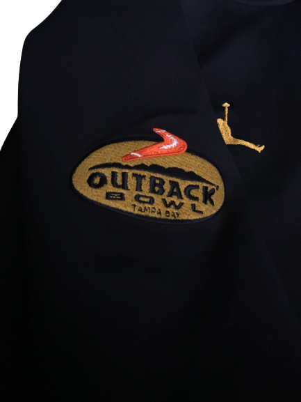 Nolan Ulizio Michigan Team Exclusive Jordan Outback Bowl Full-Zip Jacket (Size XXXL)