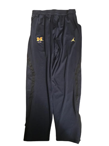 Nolan Ulizio Michigan Team Issued Jordan Sweatpants (Size XXXL)