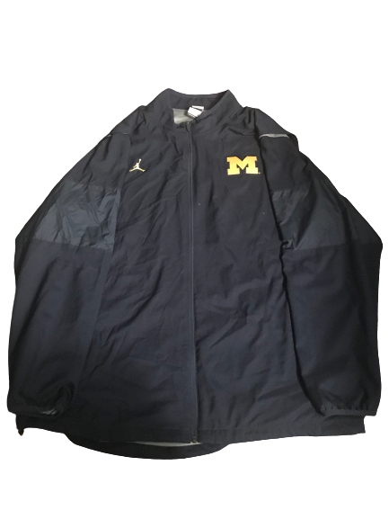 Nolan Ulizio Michigan Team Issued Jordan Full-Zip Jacket (Size XXL)
