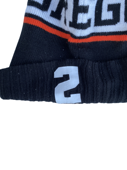 Hunter Jarmon Oregon State Team Issued Beanie Hat with 