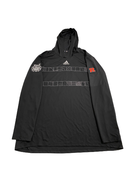 Julius Turner Rutgers Team Issued "Tax Slayer Gator Bowl" Performance Hoodie (Size XXLT)