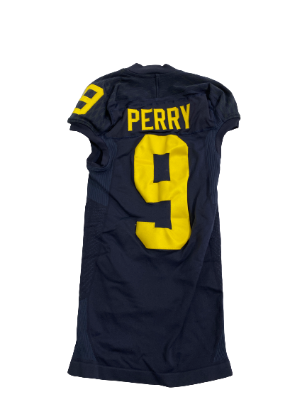 Grant Perry Michigan Football Game-Worn Jersey (Size M)