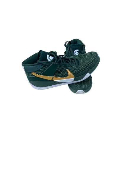 Thomas Kithier Michigan State Basketball Player Exclusive Shoes (Size 14)