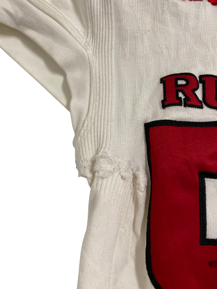 Julius Turner Rutgers SIGNED Game Worn Jersey (Size XL)