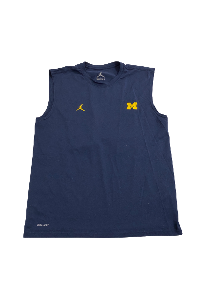 Grant Perry Michigan Football Player-Exclusive Workout Tank With Name and 