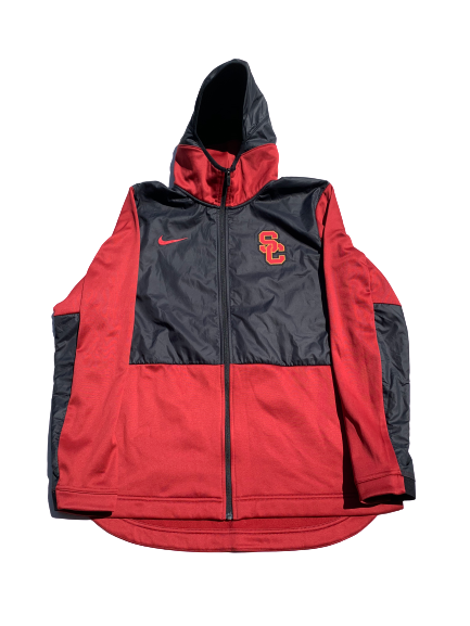 Jonah Mathews USC Nike Zip-Up Jacket (Size L)