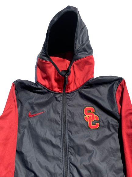 Jonah Mathews USC Nike Zip-Up Jacket (Size L)