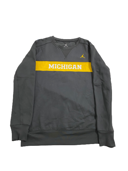 Tru Wilson Michigan Football Team Issued Crewneck (Size L)