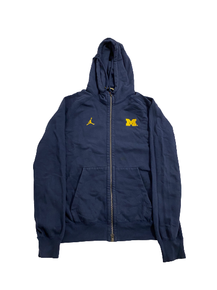 Tru Wilson Michigan Football Team Issued Zip-Up Jacket (Size L)
