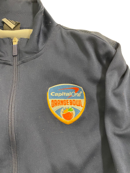 Tru Wilson Michigan Football Capital One Orange Bowl Player-Exclusive Zip-Up Jacket (Size M)