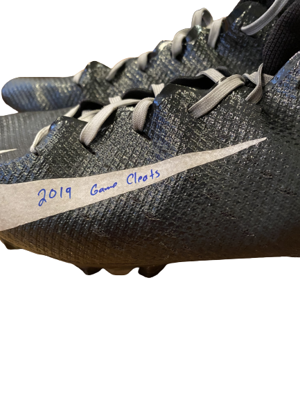 Carlos Basham Jr. Wake Forest SIGNED 2019 Game Worn Cleats
