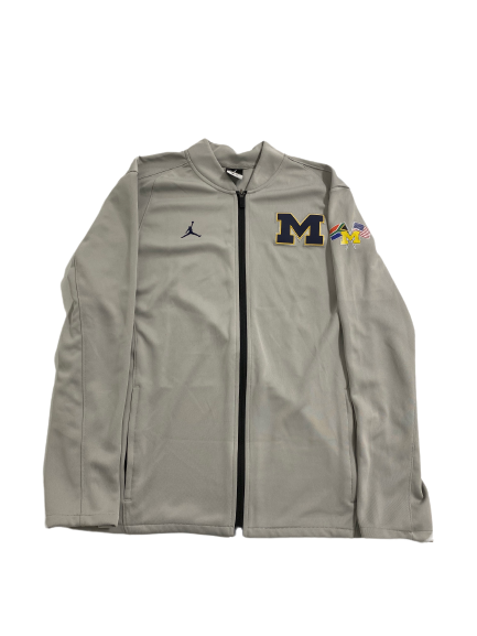 Tru Wilson Michigan Football "Africa Trip" Player-Exclusive Zip-Up Jacket (Size L)